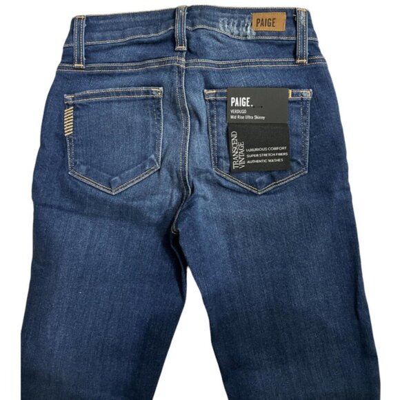 Paige Verdugo Ultra Skinny in Dixon Jeans - Women's Size 23 - Verdugo Blue - Picture 7 of 10